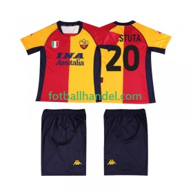 Barn Fotballdrakter AS Roma Batistuta 20 2000 2001 Hjemme Retro Kortermet